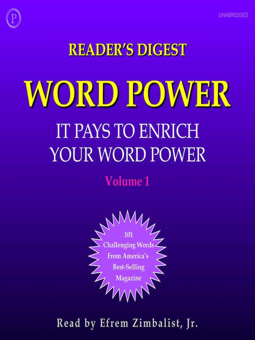 Title details for Reader's Digest Word Power, Volume 1 by Phoenix Books - Available